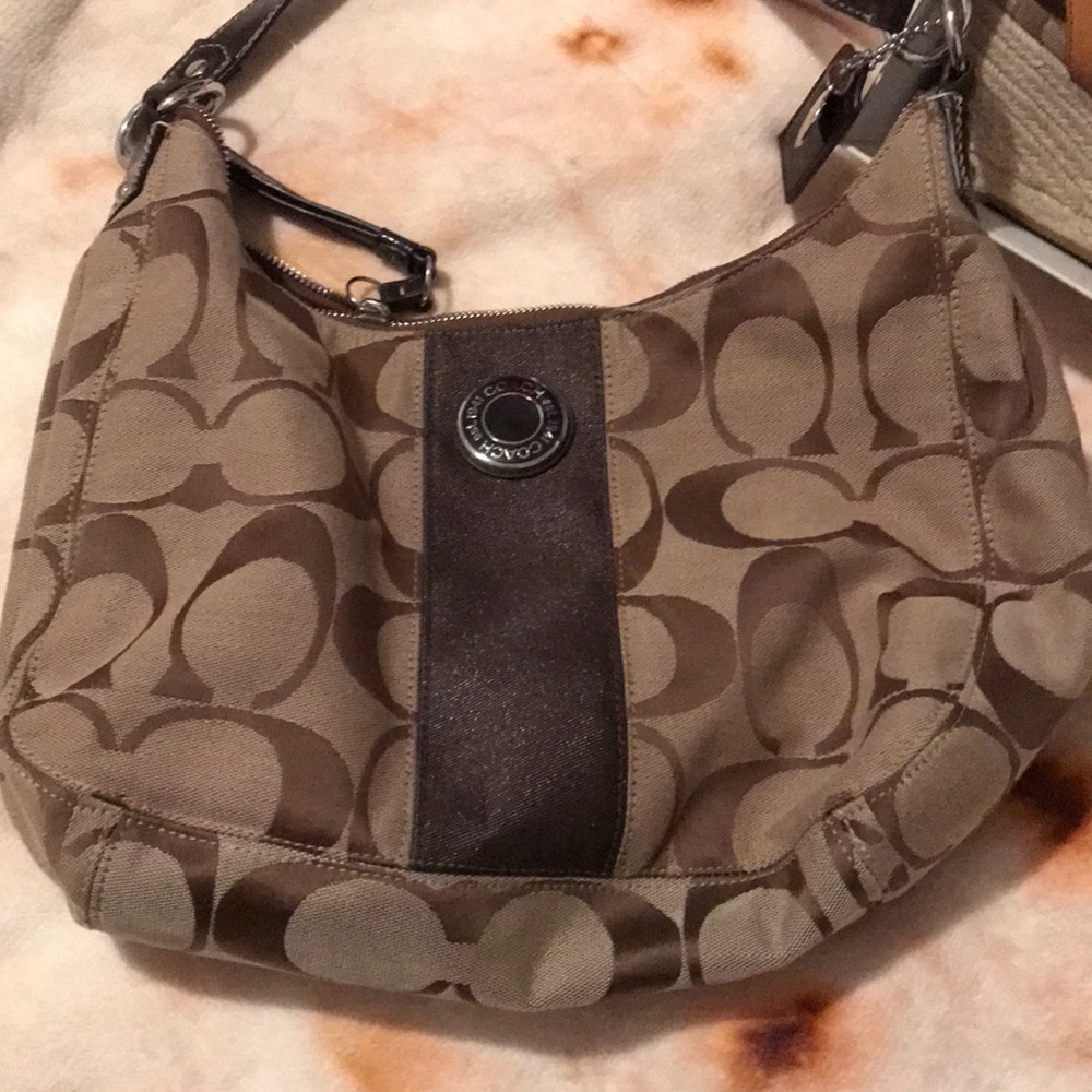 Brown Coach Handbag